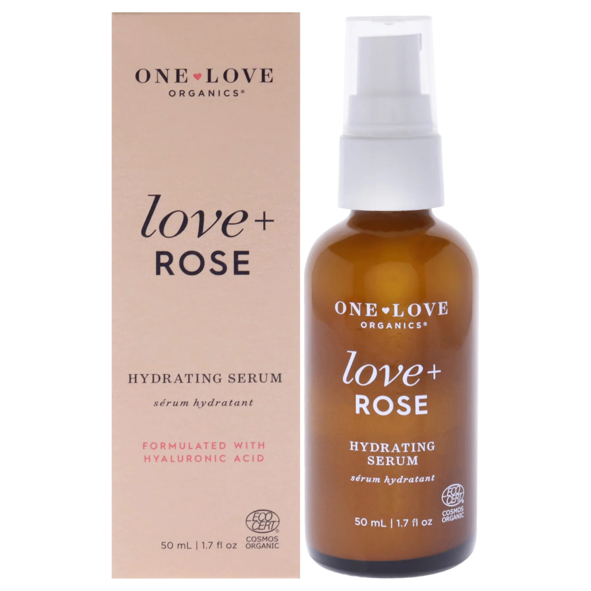 One Love Organics Love Plus Rose Hydrating Serum by One Love Organics for Women - 1.7 oz Serum