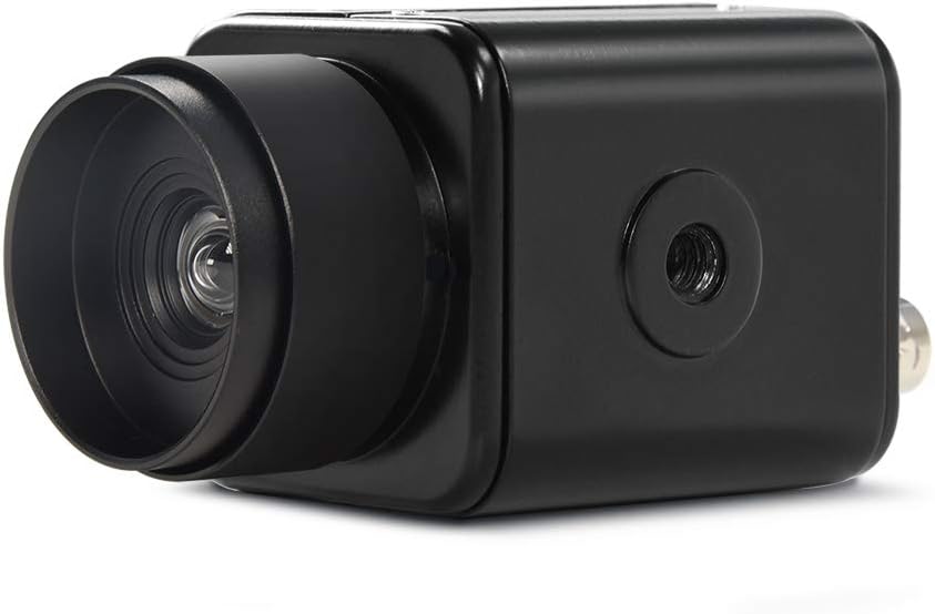 MOKOSE Mini SDI Camera with 3.6mm HD No Distortion Lens, HD-SDI 2 MP 1080P HD Digital CCTV Security Camera