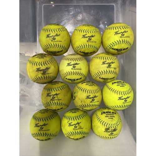 Dudley 12 USSSA Thunder ZN Pro-M Stamp Slowpitch Softball -12 Pack - Sports Supplies Online Store