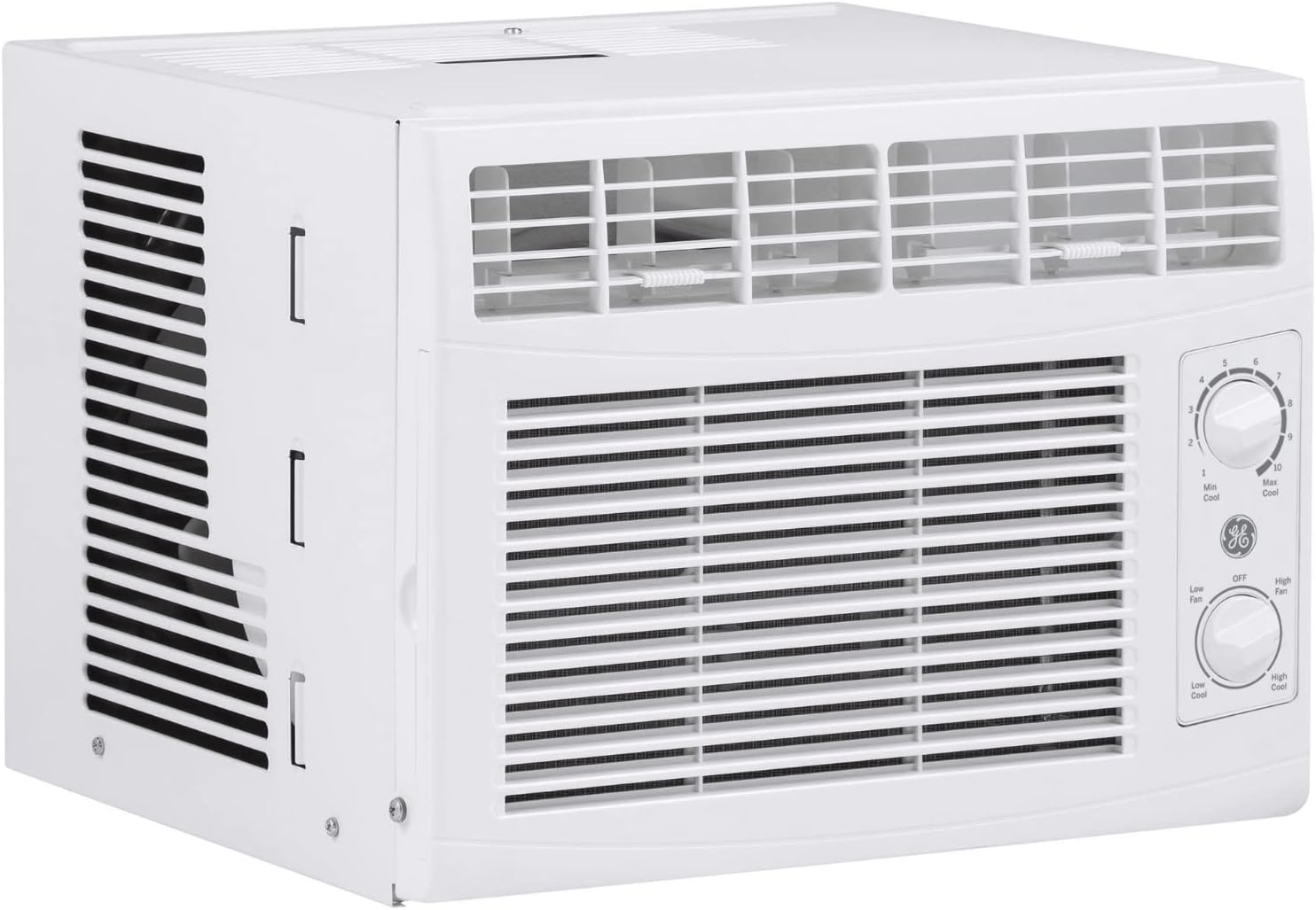 GE Window Air Conditioner 5000 BTU, Efficient Cooling for Smaller Areas Like Bedrooms and Guest Rooms, 5K BTU Window AC Unit with Easy Install Kit