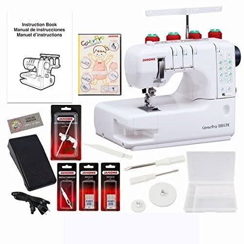 Janome Cover Pro 1000CPX Coverstitch Machine with Exclusive Bonus Bundle