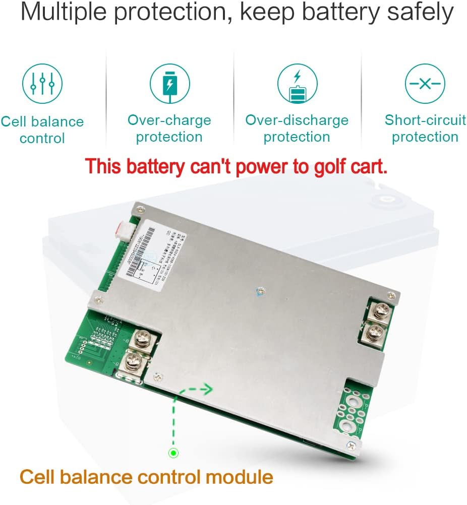 TalentCell Rechargeable 12V 100Ah Lithium Iron Phosphate (LiFePO4) Deep Cycle Battery Pack, Over 2000 Cycles