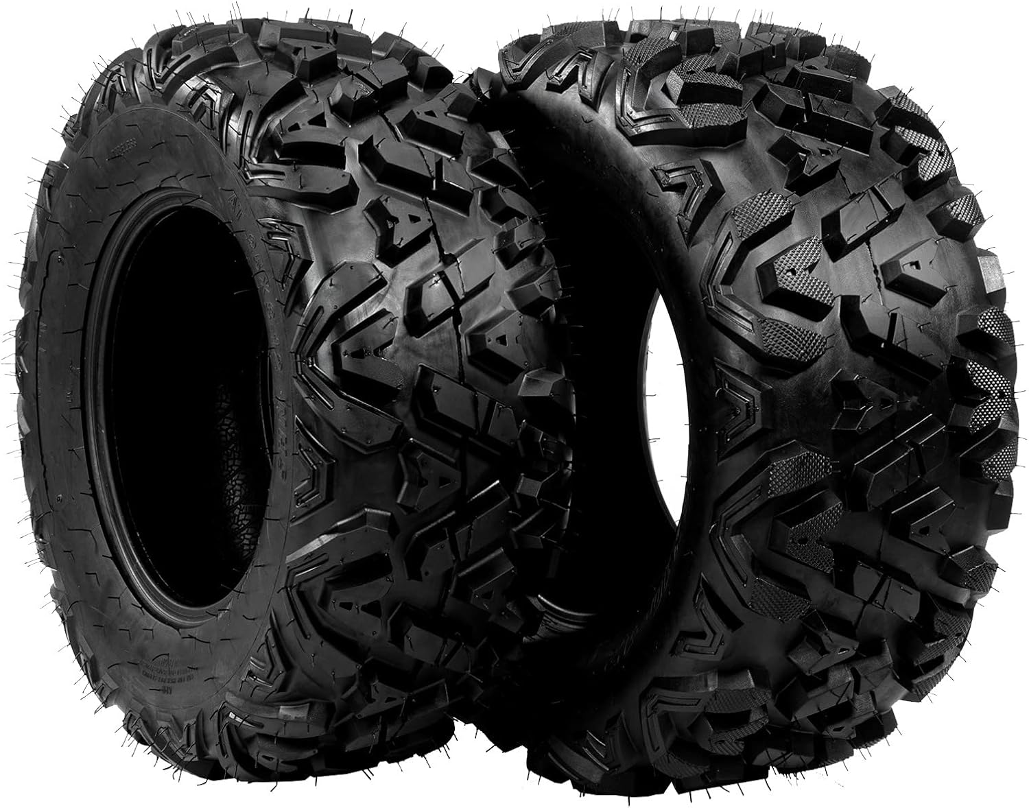 MOTOOS 25x10-12 ATV UTV Tires Rear Sport All Terrain 25x10x12 Tubeless 6PR Go Race Mud Kart Tires 25/10-12 Set of 2