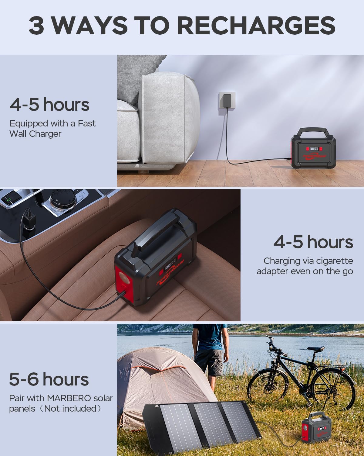 POWSTREAM-167Wh-Portable-Power-Station-Outdoor-Camping-Solar-Generators
