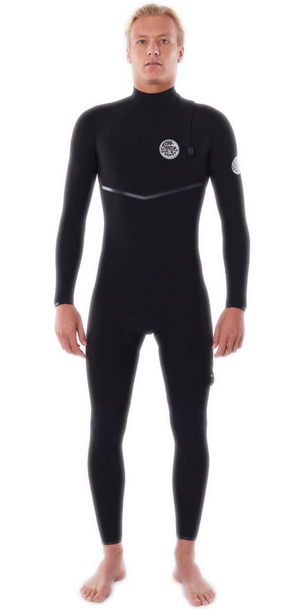 Rip Curl E Bomb 3/2mm Zip Free Mens Wetsuit - Black
