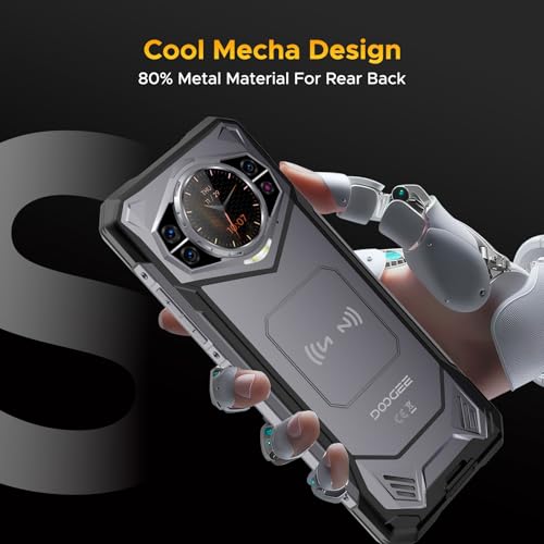 DOOGEE S200 Rugged Smartphone 5G Unlocked, 256GB+32GB Rugged Phone with 1.32" Rear Screen, 10100mAh Battery, Android 14