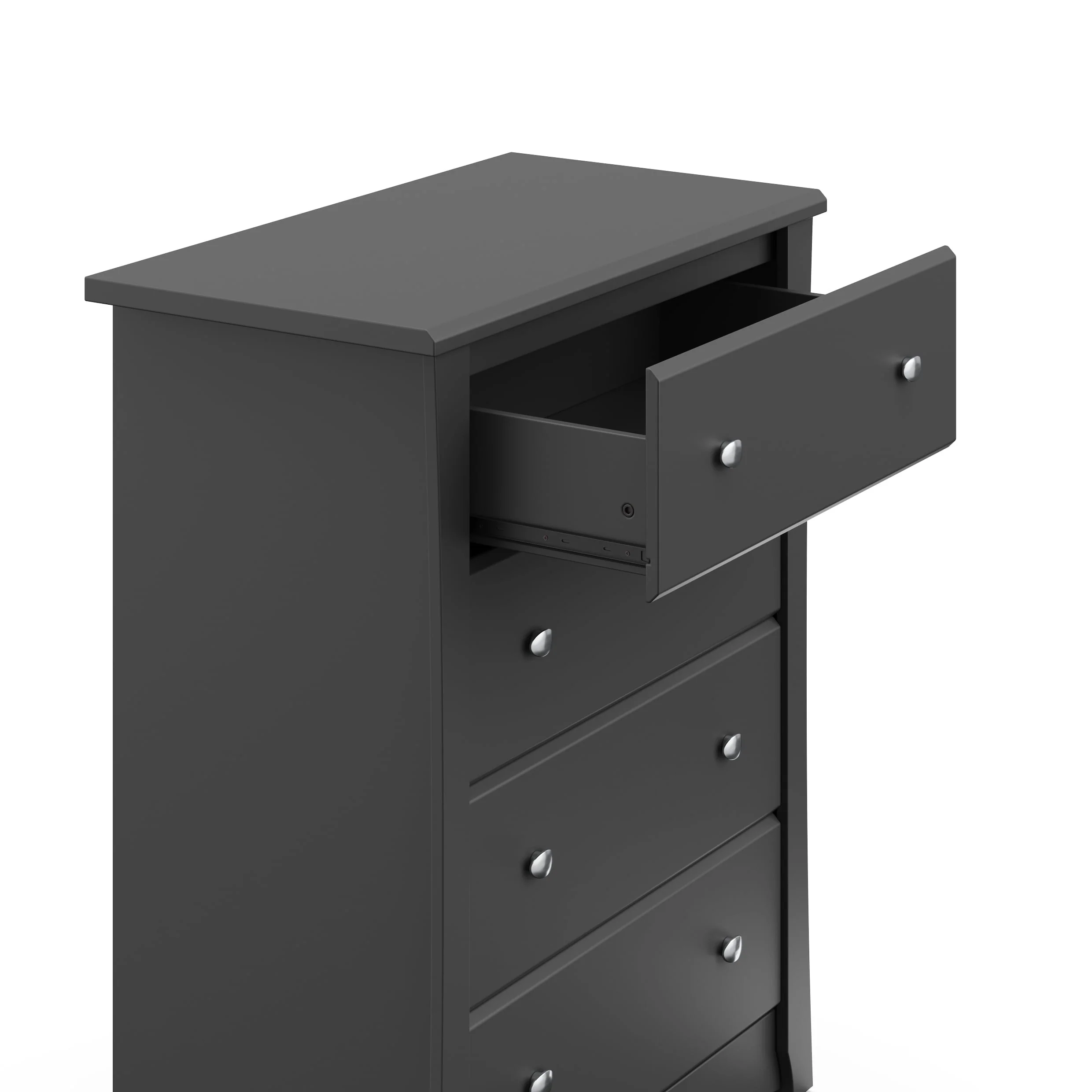 Storkcraft Crescent 4 Drawer Kids Dresser White