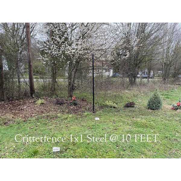 Critterfence 100 ft. Black Steel 2 x Square Grid Welded Wire Fence - Shop Hardware Tools Online Store