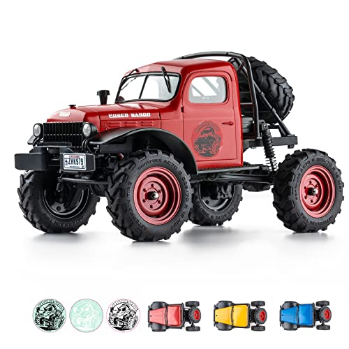 WOWRC RC Car 1/24 Remote Control Car, FCX24 Power Wagon 4WD RC Crawler Two-Speed Shift