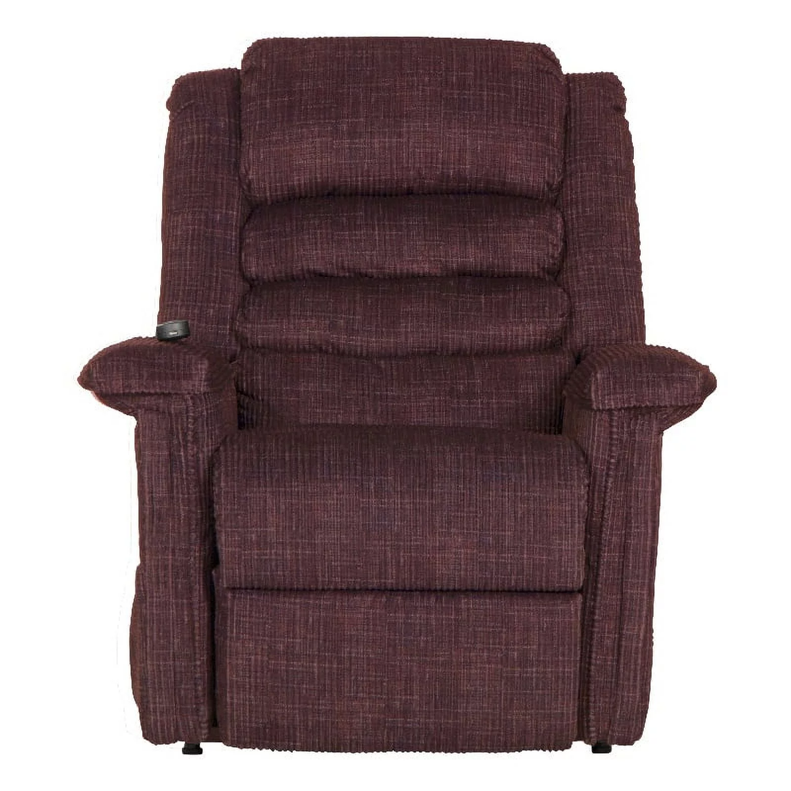 Catnapper Buckner Power Lift Assist Recliner in Red Polyester Fabric