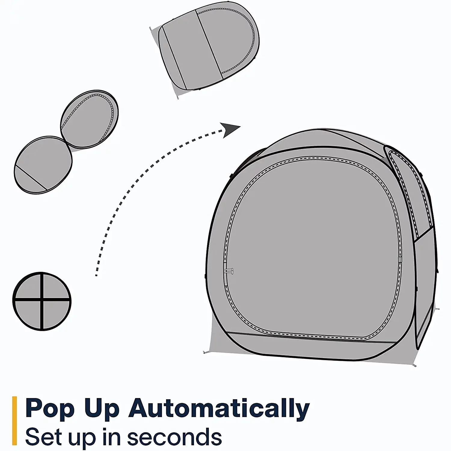 Pop-Up Weatherproof Sport Pod Tent for Camping, Fishing, and Shelter