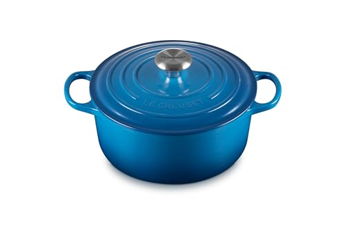 Le Creuset Enameled Cast Iron Signature Round Dutch Oven, 5.5 qt., Cerise
