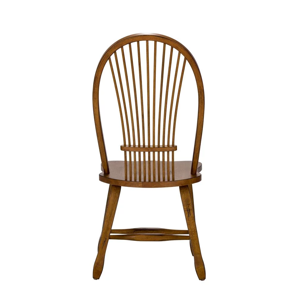 Liberty Furniture Sheaf Back Side Chair - Oak-Set of 2 Traditional Brown