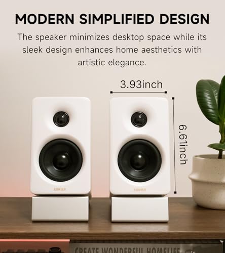 Edifier M60 Multimedia Speaker Bluetooth 5.3, 66W RMS, Hi-Res Audio & Hi-Res Wireless Audio, LDAC,3" Mid Bass & 1" Tweeter, USB-C & Aux Inputs
