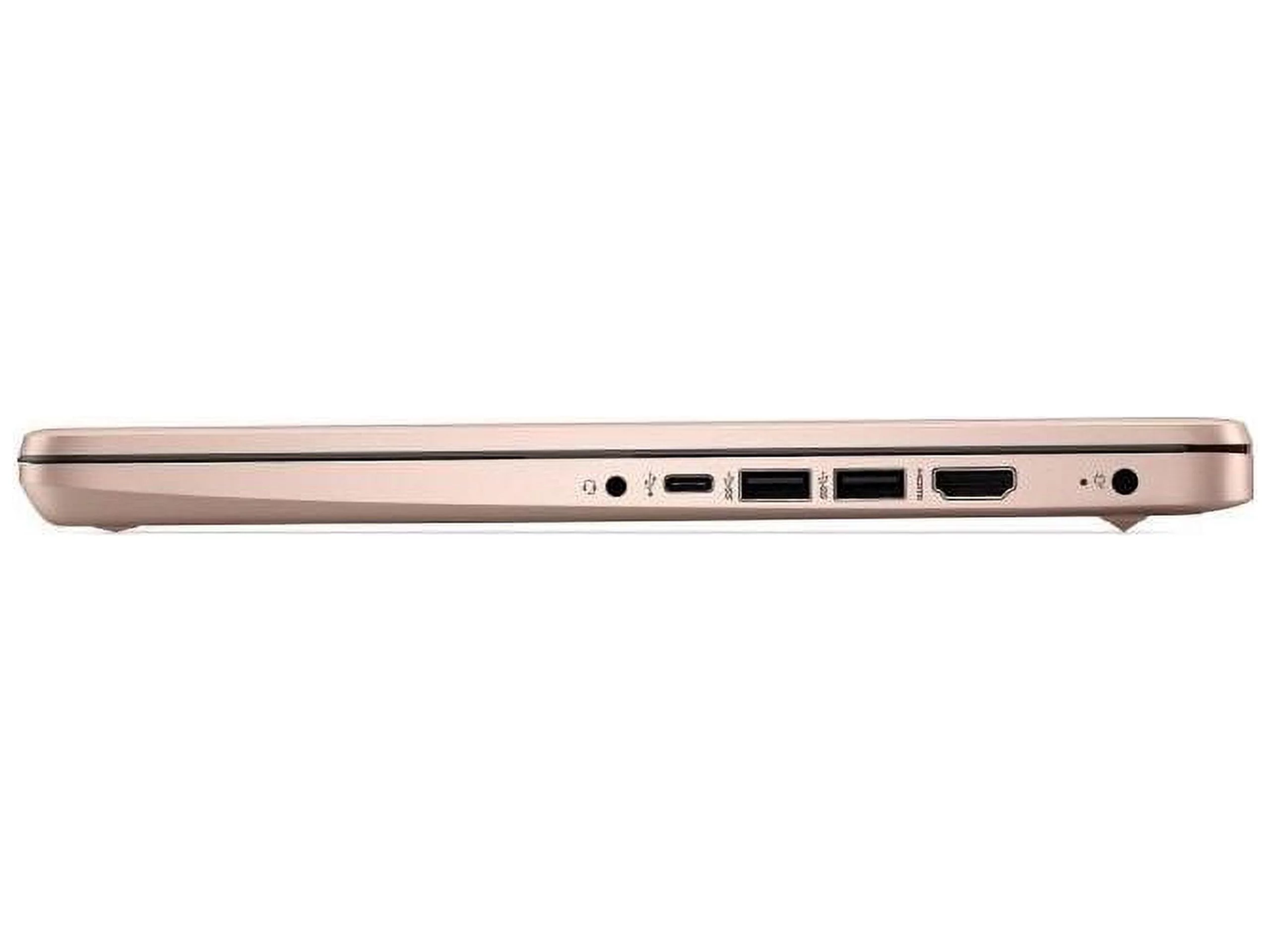 HP 14-dq0000 14" Notebook - HD - 1366 x 768 - Intel Celeron N4020 Dual-core (2 Core) 1.10 GHz - 4 GB RAM - 64 GB Flash Memory - Pale Rose Gold
