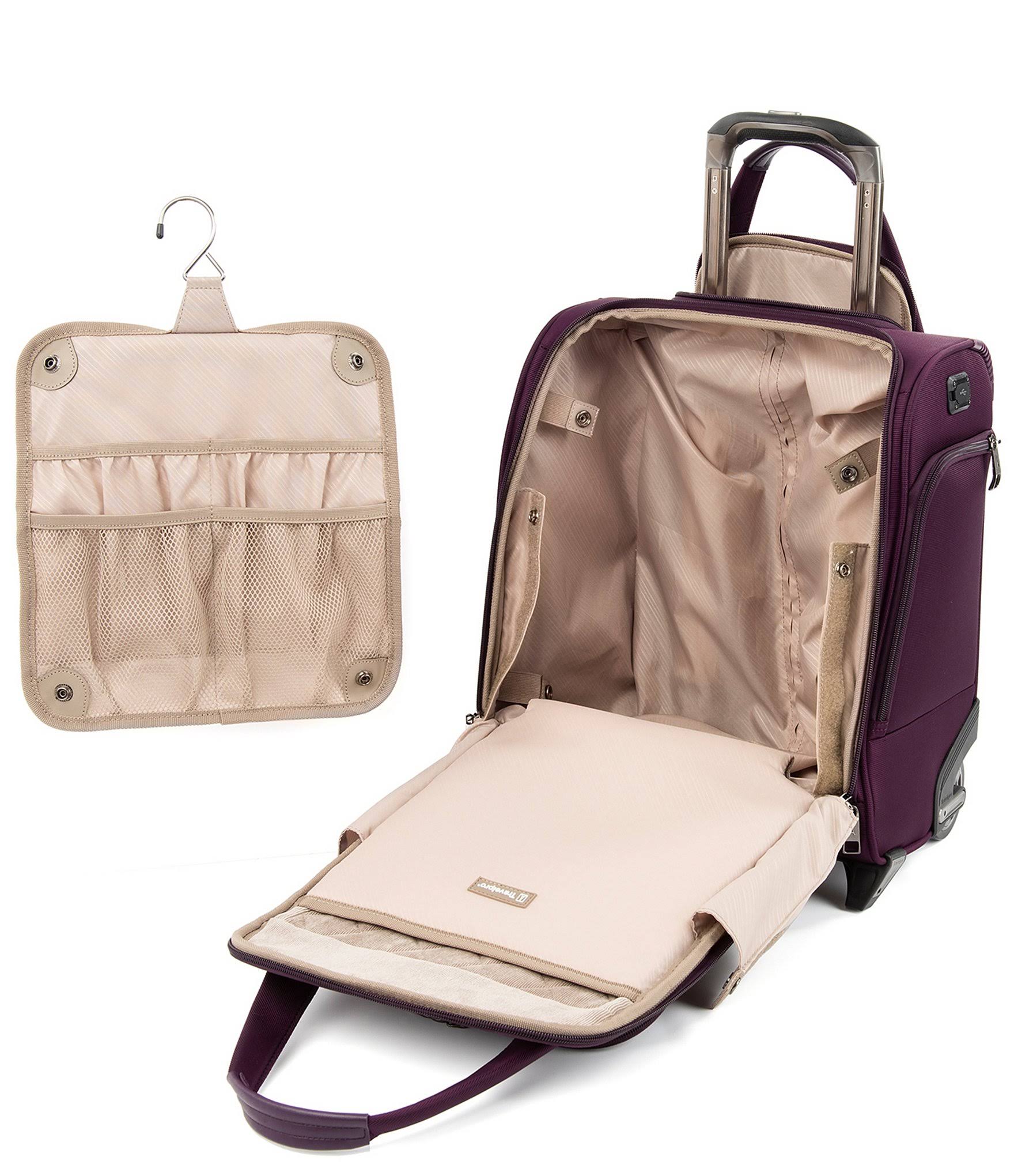 Travelpro Crew Versapack Rolling Underseat Carry-On (Perfect Plum)