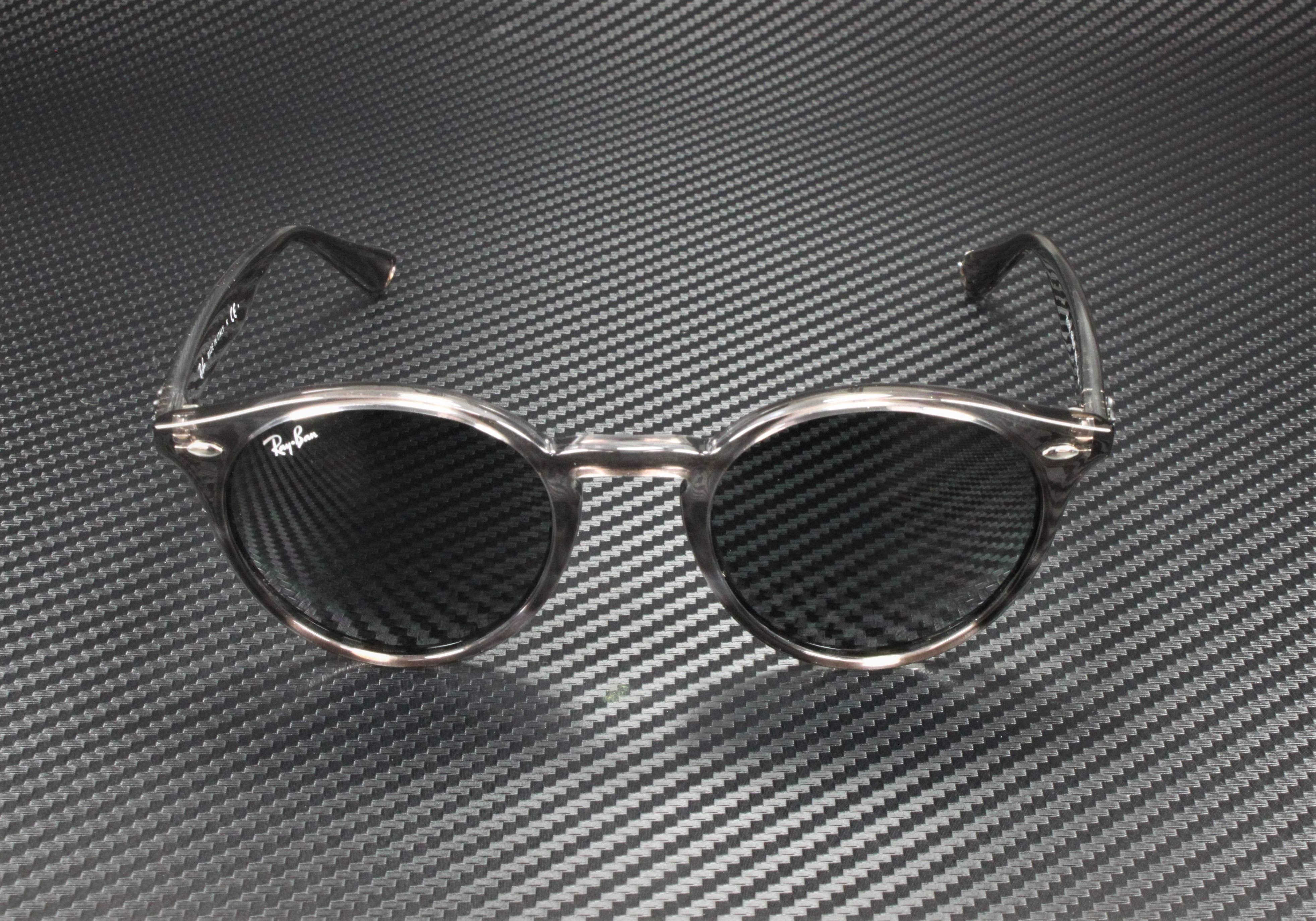 Ray Ban RB2180 Sunglasses - 643087 Stripped Grey Havana/Dark Grey