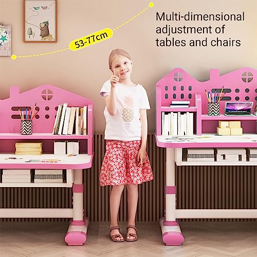 Kids Study Desk and Chair Set Children Desk