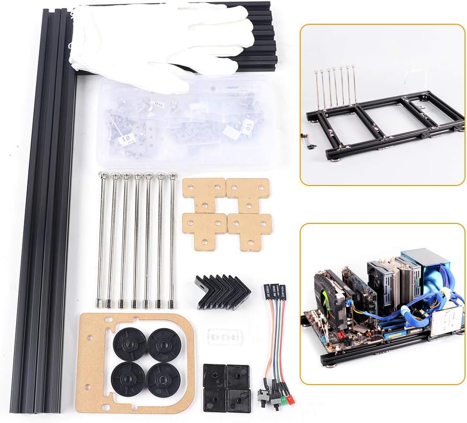 ITX (17 x 17cm) ATX MATX PC Motherboard Case Frame