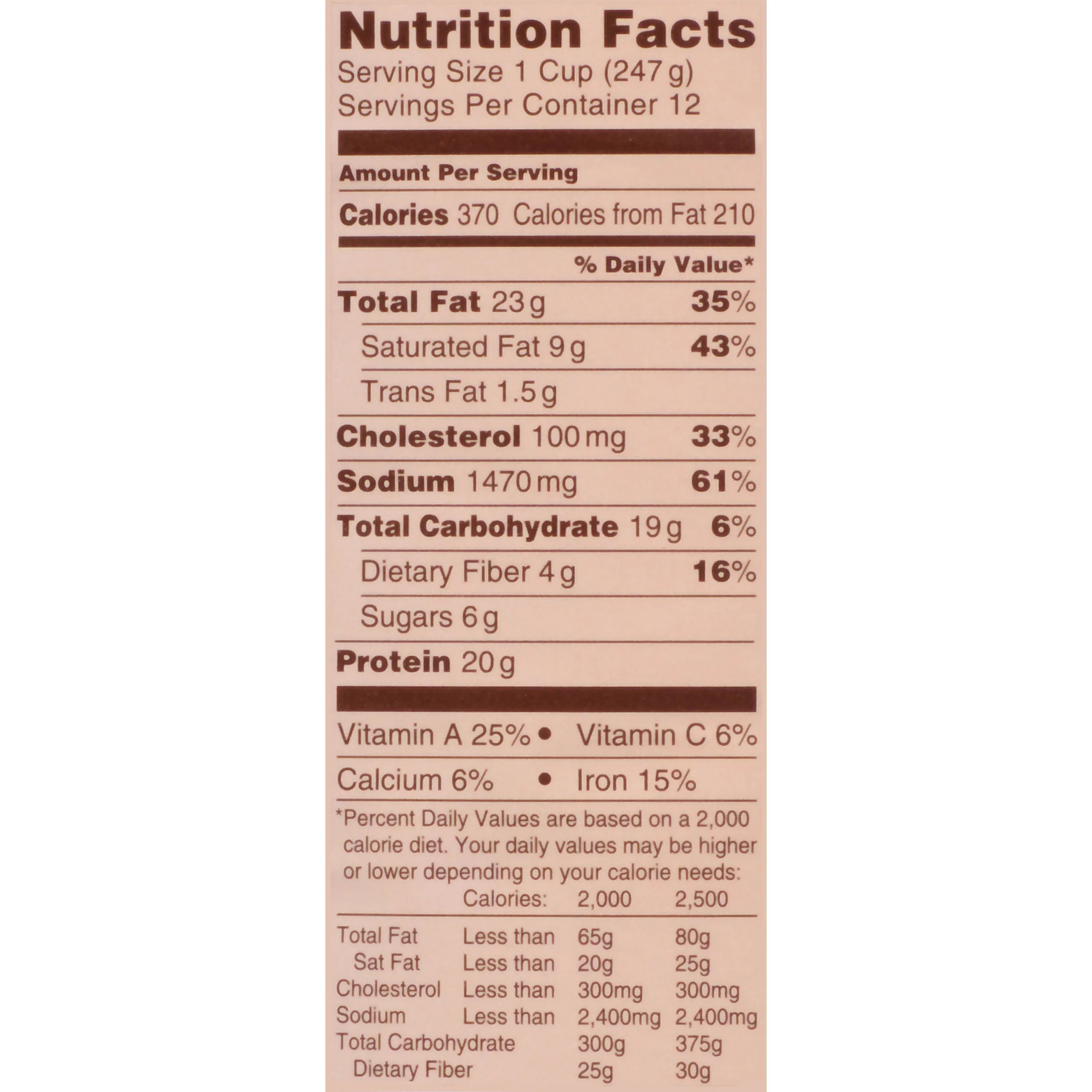 (6 pack) Chef-mate Chili Con Carne without Beans, 106 oz Can