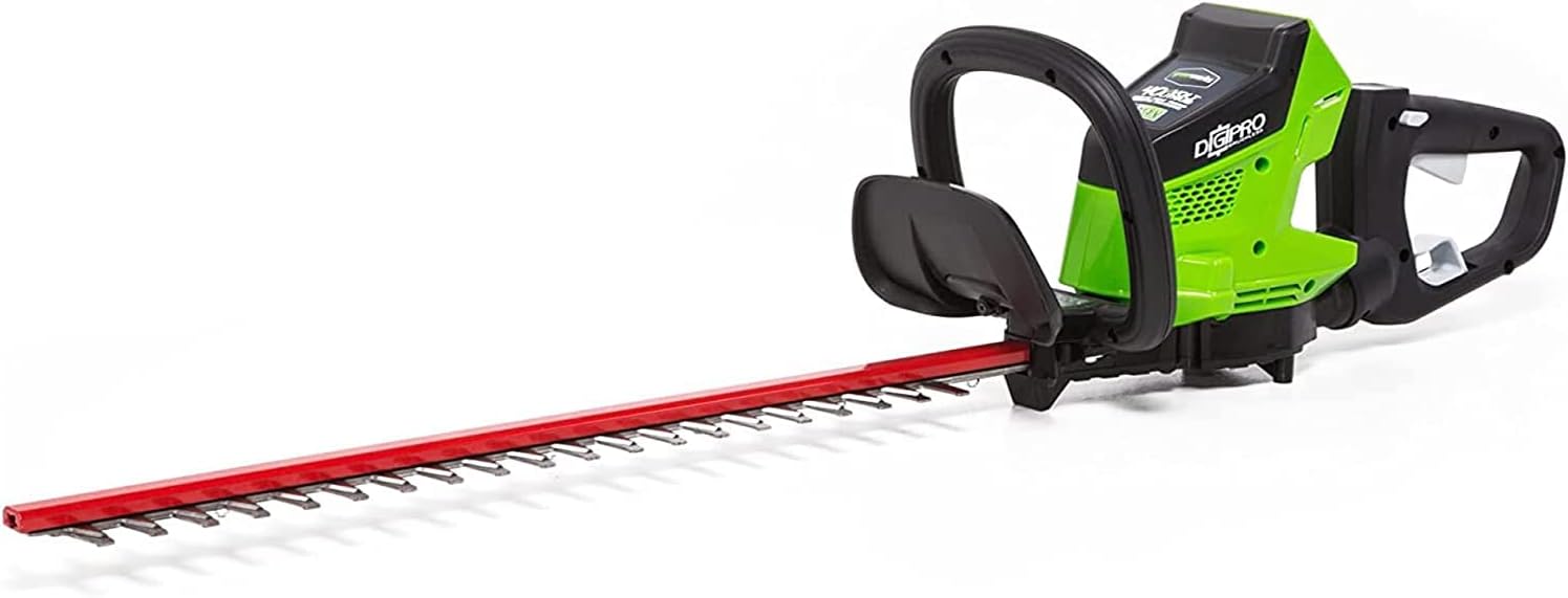 Greenworks 40V 24" Cordless Hedge Trimmer, 2.0Ah Battery and Charger Included