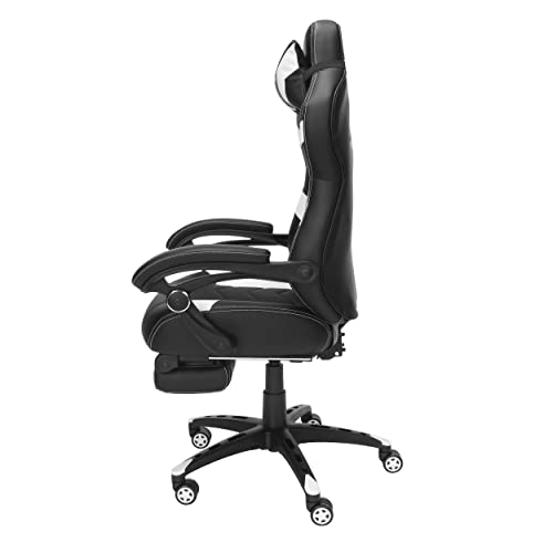 RESPAWN 110 Pro Gaming Chair - Gaming Chair with Footrest, Reclining Gaming Chair, Video Gaming Computer Desk Chair, Adjustable Desk Chair