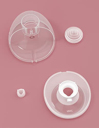 Momcozy M5 Hands-Free Wearable Breast Pump, Double-Sealed Flange for Baby-Like Comfort, 3 Modes & 9 Suction Levels, Portable Electric Pump – 24mm
