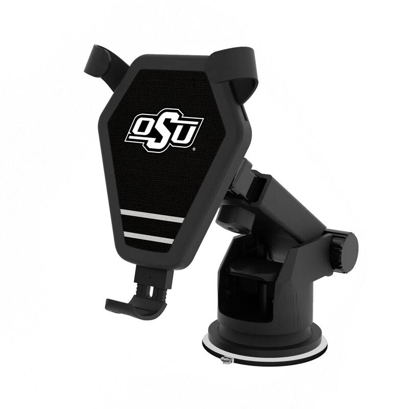 Oklahoma State Cowboys Stripe Design Wireless Car Charger