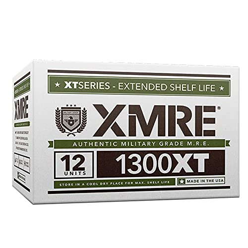 Meals 1300XT - 12 Case with Heaters (Meal Ready to Eat - Military Grade)