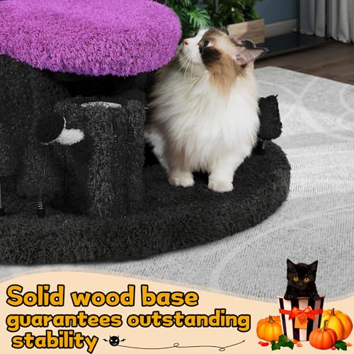 Luxury Cat Tree Tower for Indoor Cats,88.6" Tall Cat Tree