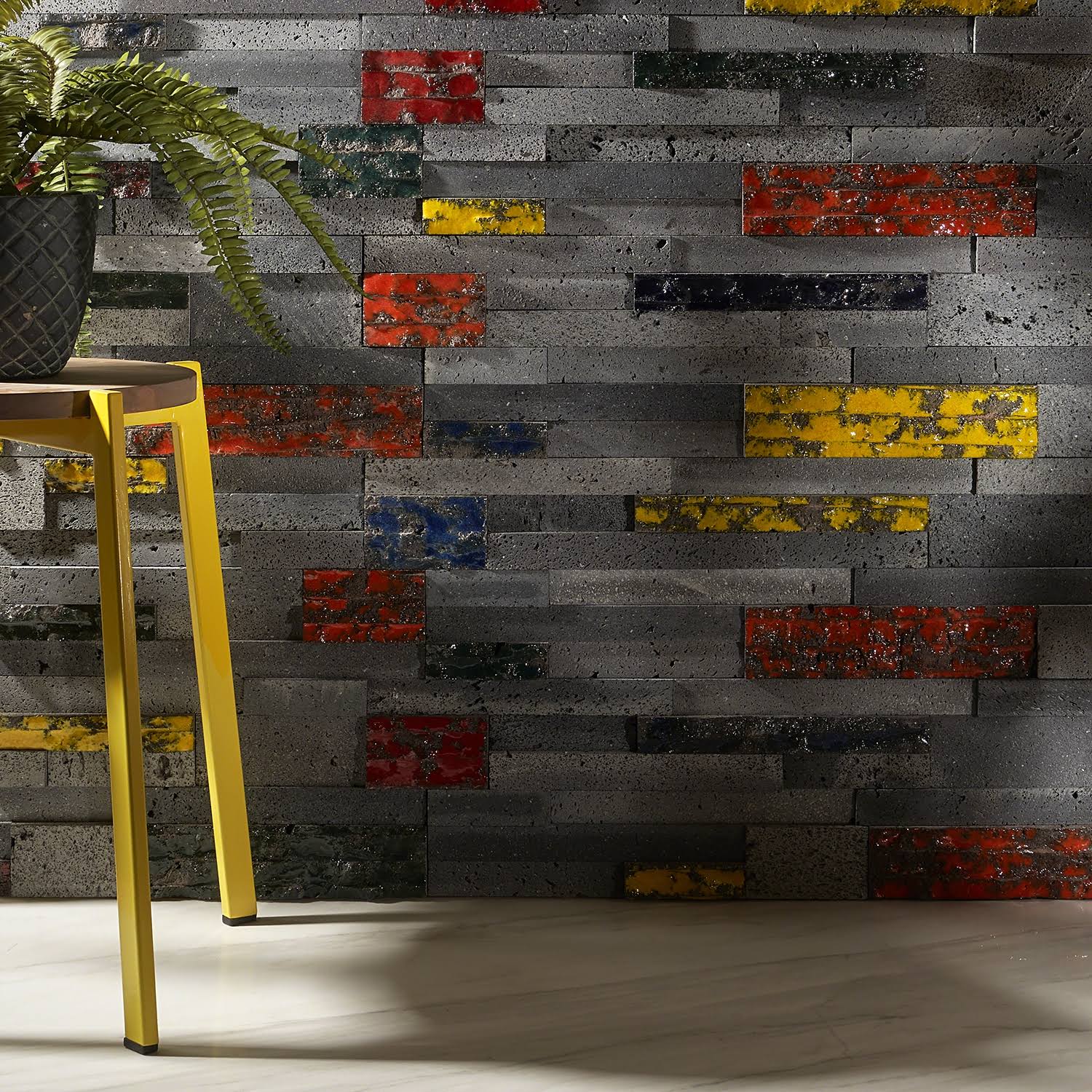 TileBar Sample Stackstone Kovac Sunrise Ledger Panel Wall Tile