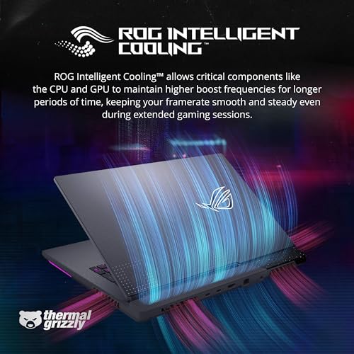 ASUS ROG Strix G17 17.3" QHD 240Hz Gaming Laptop, AMD Ryzen 9-7845HX, 64GB DDR5, 2TB PCIe SSD, NVIDIA GeForce RTX 4060, RGB Backlit Keyboard