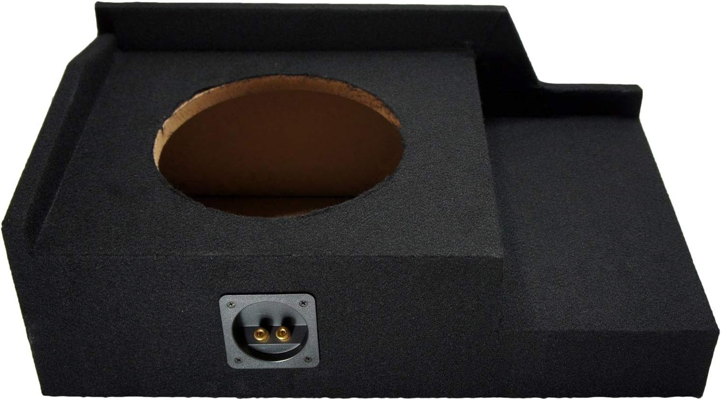 Compatible with Chevy Silverado or GMC Sierra Full Size Extended Cab Truck 1999-2006 Single 10 Subwoofer Sub Box Speaker Enclosure