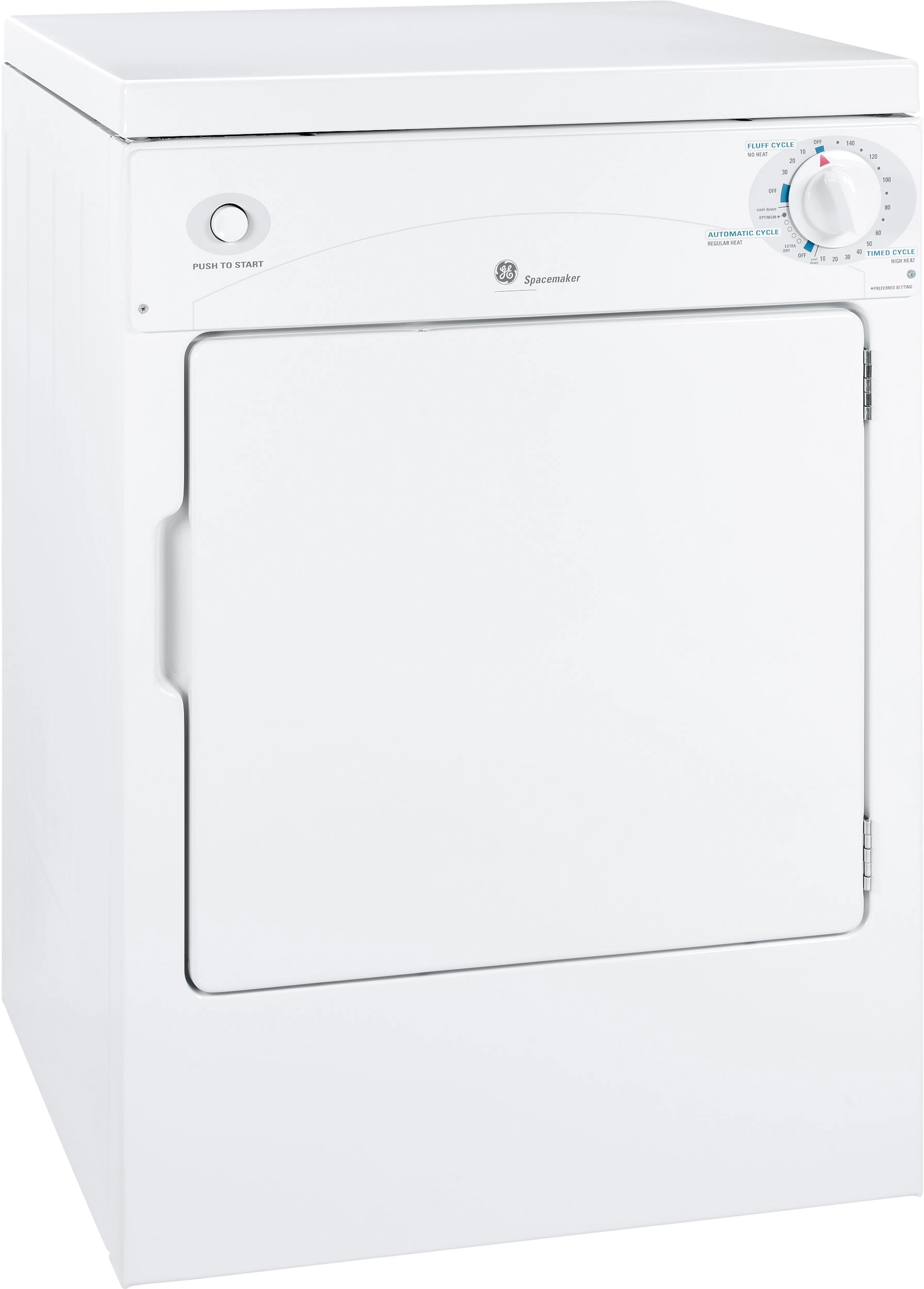 GE APPLIANCES DSKP333ECWW  PORTABLE DRYER White