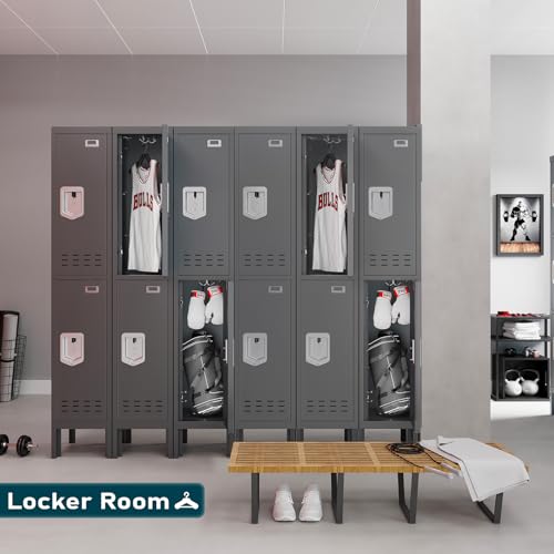 Metal Cabinet Home Office Storage,Lockers,Lockable Employees Metal Locker with Door,54" Height Steel Locker,Lockable Steel Locker for Gym,School,Home