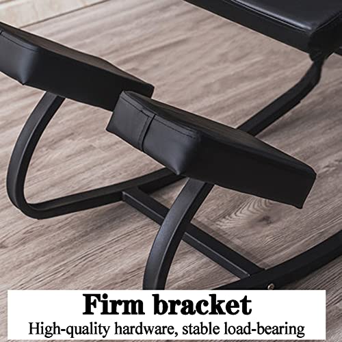 Kneeling Chair with Back Support, Ergonomic Rocking Kneeling Chair for Office and Home, Posture Corrective Seat for Adults Child and Elder