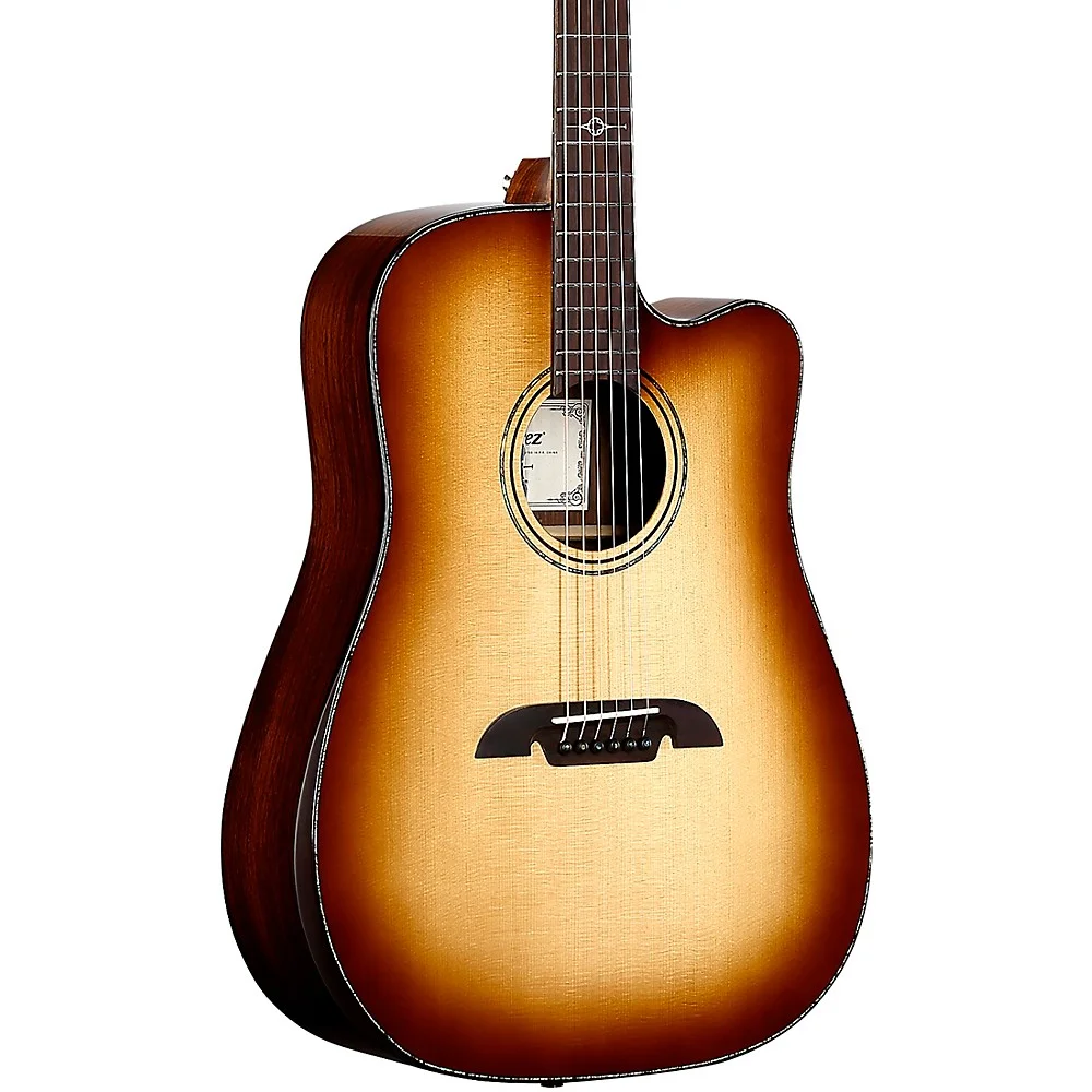 Alvarez MD70CE Custom Dreadnought Acoustic-Electric Guitar Shadow Burst - Curated Treasures Market