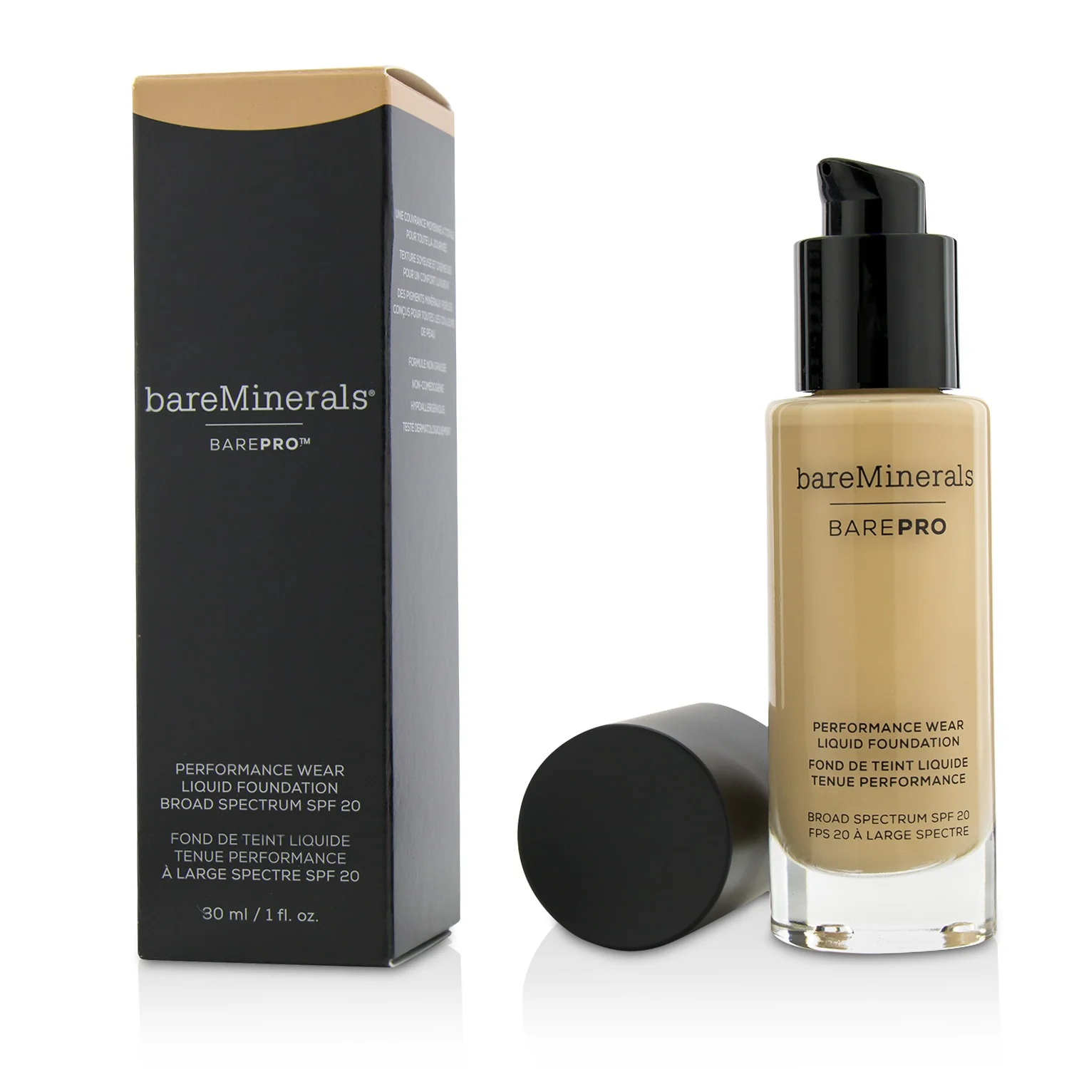 BareMinerals BarePro Performance Wear Liquid Foundation SPF20 - # 08 Golden Ivory  30ml/1oz