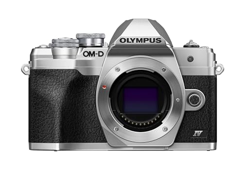 OM SYSTEM OLYMPUS E-M10 Mark IV Silver Micro Four Thirds System Camera M.Zuiko Digital ED 14-42mm F3.5-5.6 EZ kit 20MP Sensor 5-Axis Image