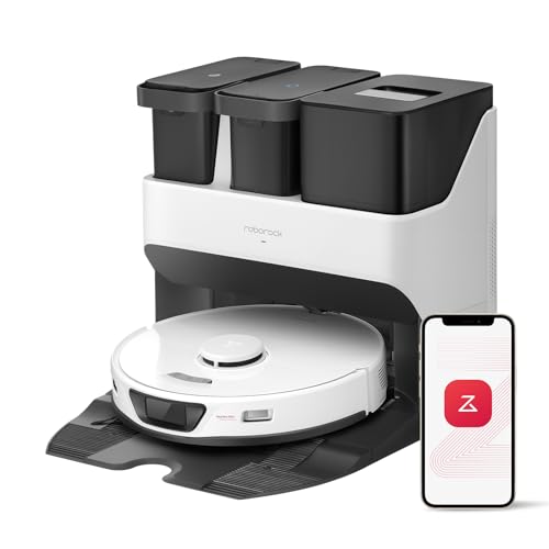 roborock Robot Vacuum and Mop Combo, Self Drying,Self Washing