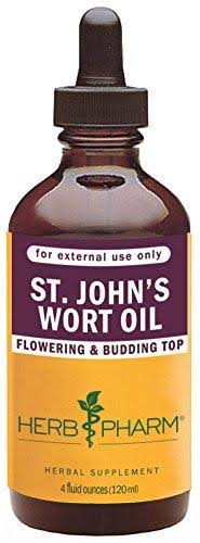 Herb Pharm St. John&s Wort Topical Oil - 4 Ounce