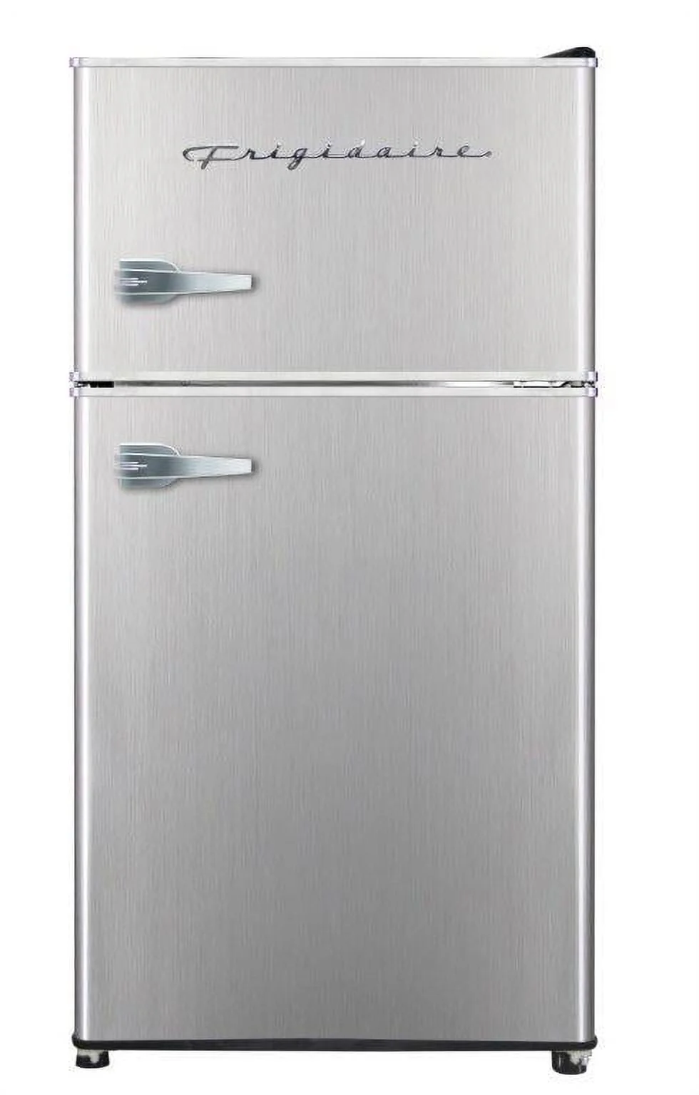 Frigidaire, 3.1 CU FT. Capacity 2 Door Compact Refrigerator with Chrome Trim , EFR391, Platinum