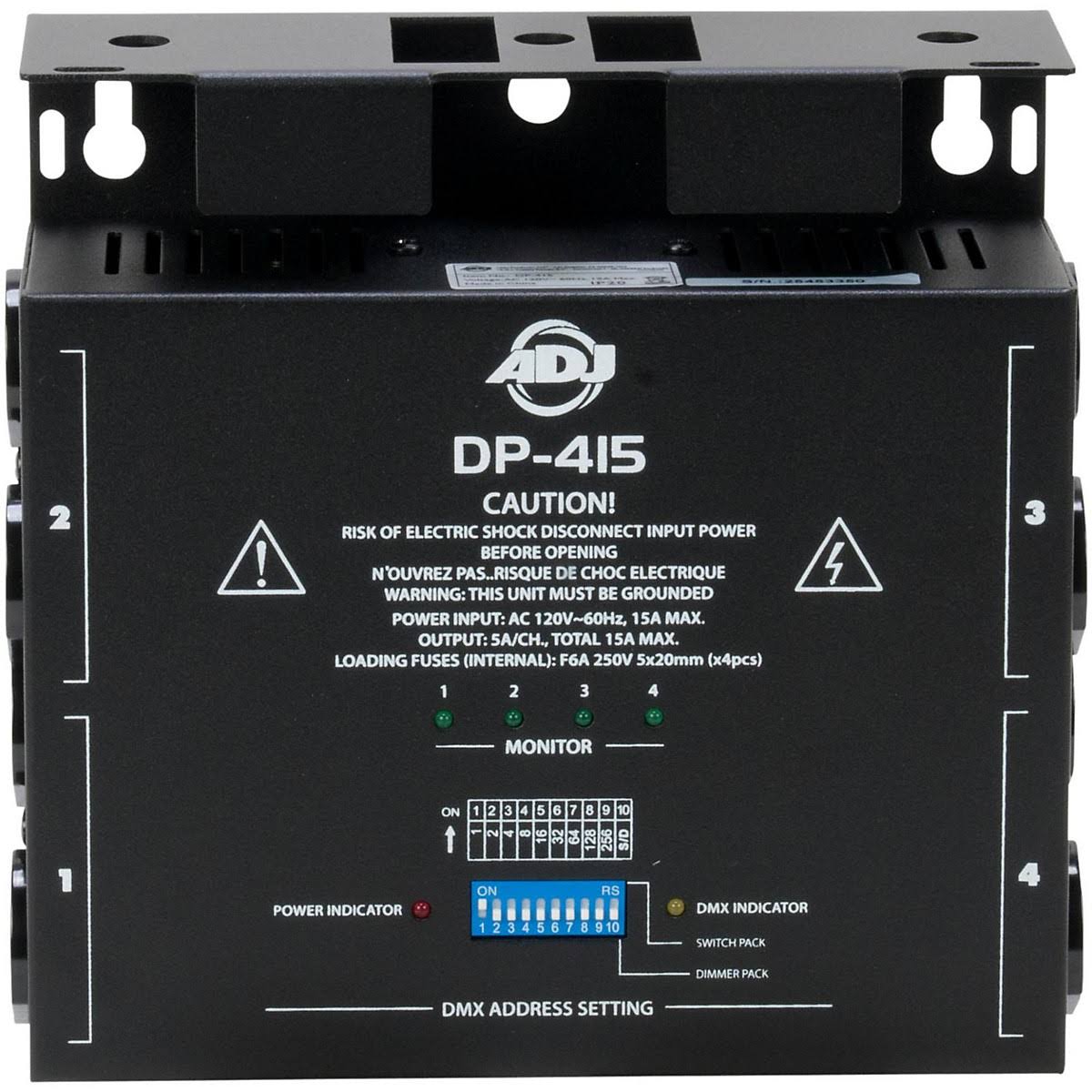 American DJ Dp-415 4 Channel DMX Dimmer Pack