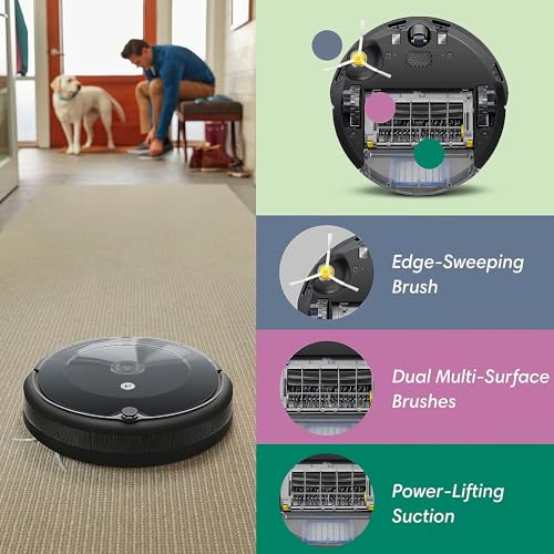 iRobot Roomba 692 Robot Vacuum-Wi-Fi Connectivity, Compatible with Alexa, Good for Pet Hair, Carpets, Hard Floors, Self-Charging