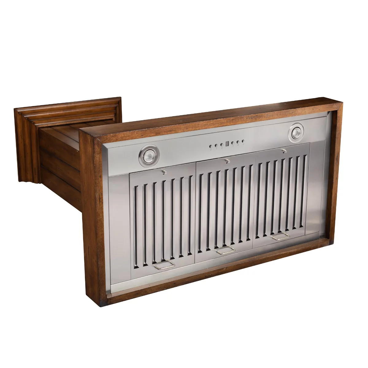 ZLINE 30 in. Wooden Wall Mount Range Hood in Rustic Light Finish - Includes 760 CFM Motor (KPLL-30)