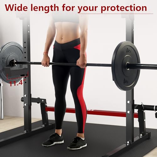 Adjustable Squat Rack Barbell Rack Squat Stand Bench Press Pull Up Home Gym