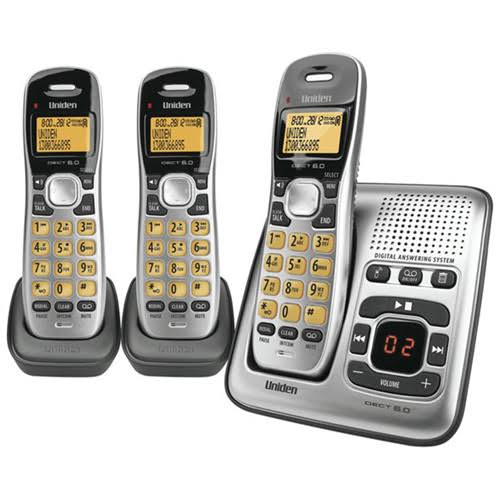 Uniden Uniden Cordless Telephone 3 Handset w/ ans Machine (Au) - Megean