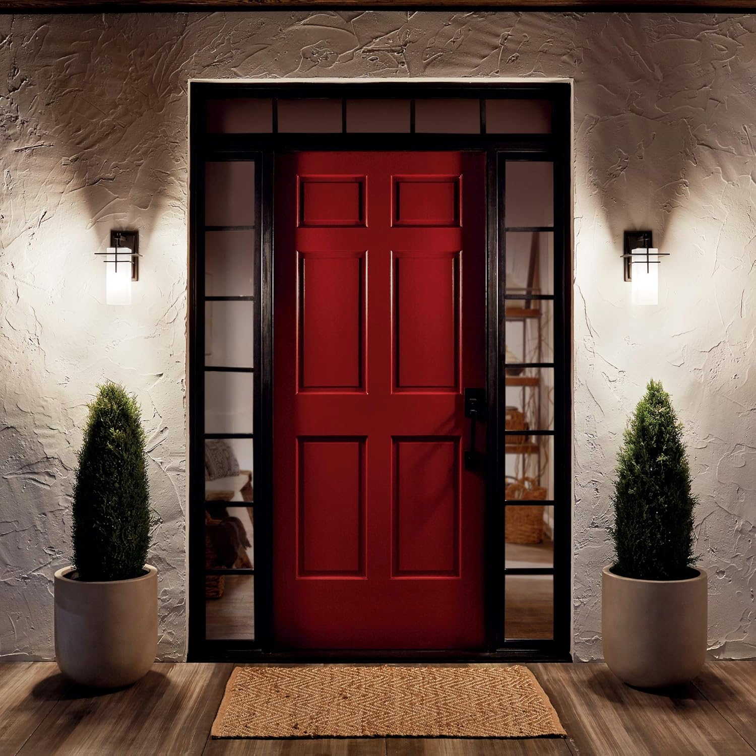 Caterham 11.75 1 Light Outdoor Wall Light with Satin Etched Cased Opal Glass in Olde Bronze®