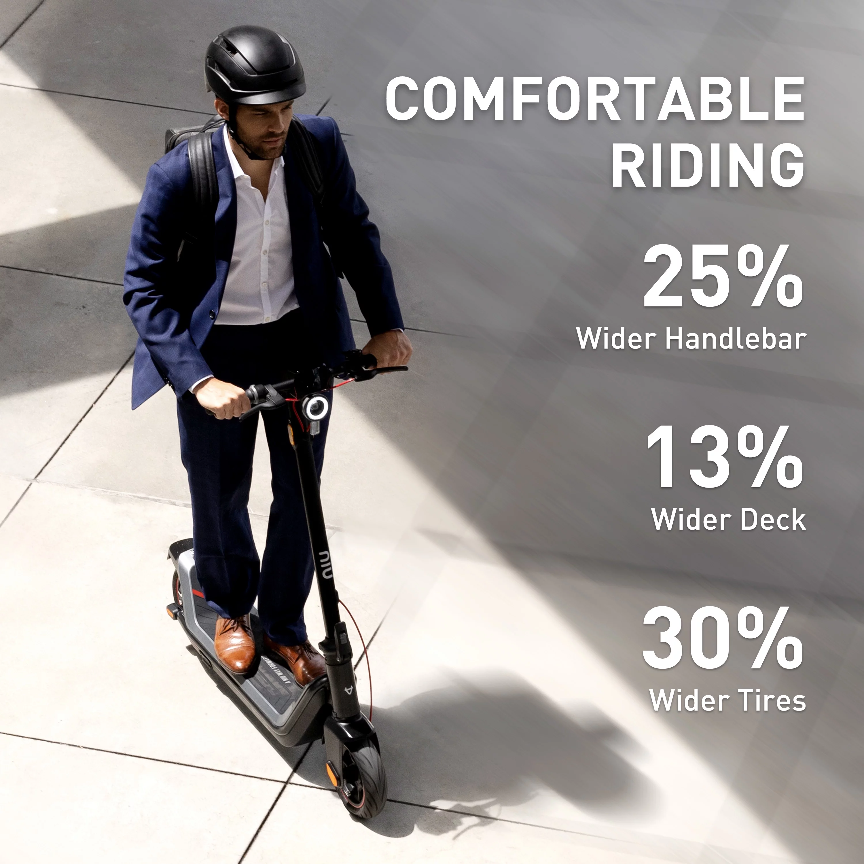 NIU KQi3 Max Electric Scooter 40.4 Miles Long Range Upgraded Motor Power Max Speed 20 mph Portable Foldable Commuting