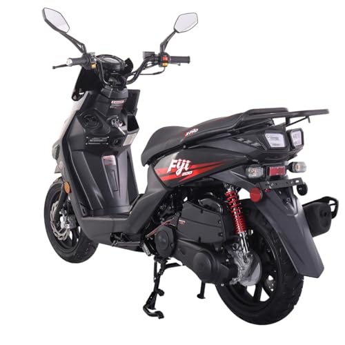 X-PRO Fiji 200 EFI Electronic Fuel Injection Moped Scooter with 13" Alloy Wheels